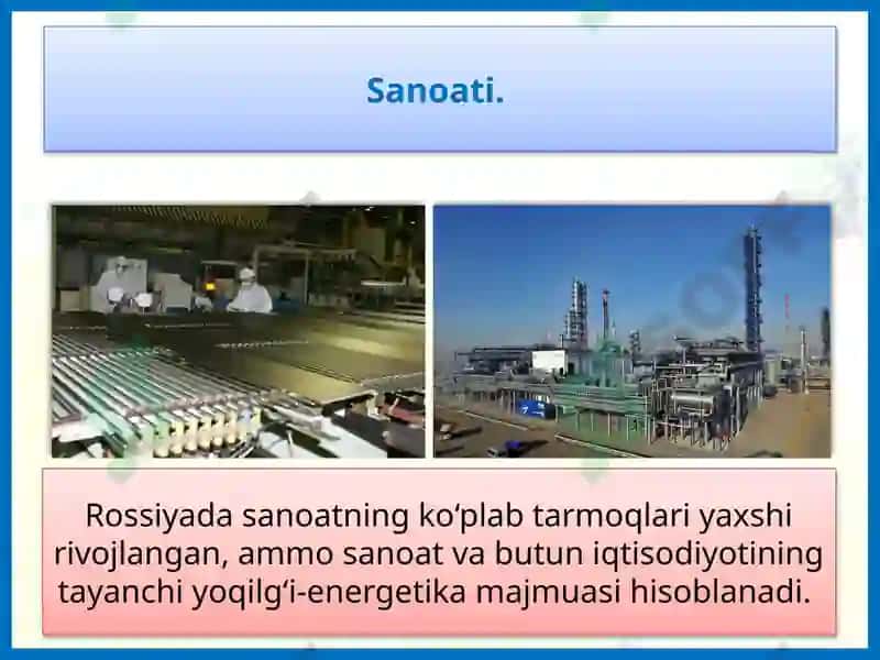 Rossiya Federatsiyasi Iqtisodiyoti 6