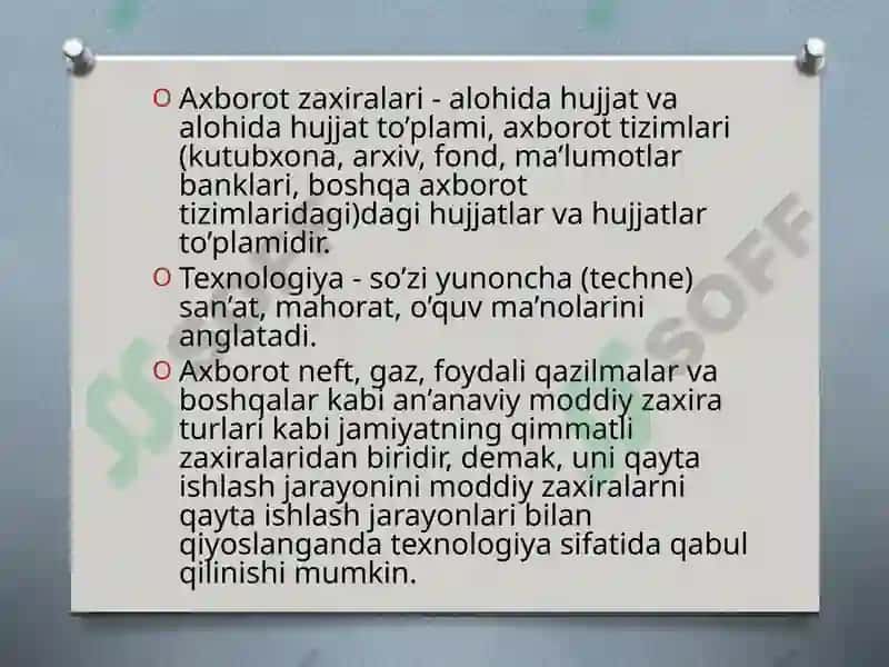 Axborot matnlari kiritish va mediamadaniyat 6