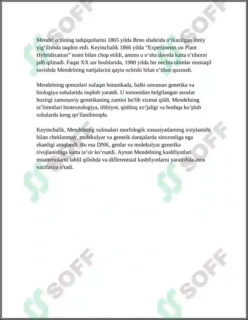 BELGILARNING IRSIYLANISH QONUNLARI 6