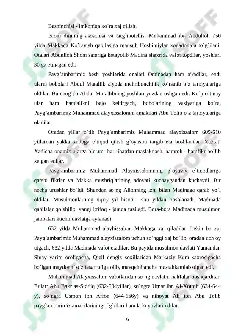 Quron Sharq xalqlarining diniy, ilmiy va ma`naviy me`rosi 6