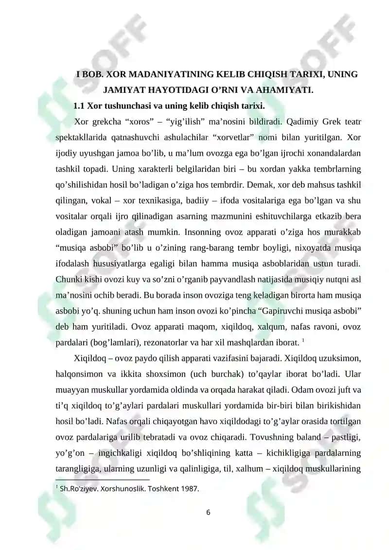 XOR MA’DANIYATINING KELIB CHIQISH TARIXI 6