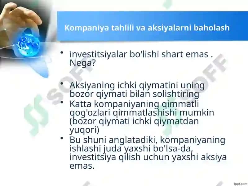 Aksiyaning baholanishi va xususiyatlari 6