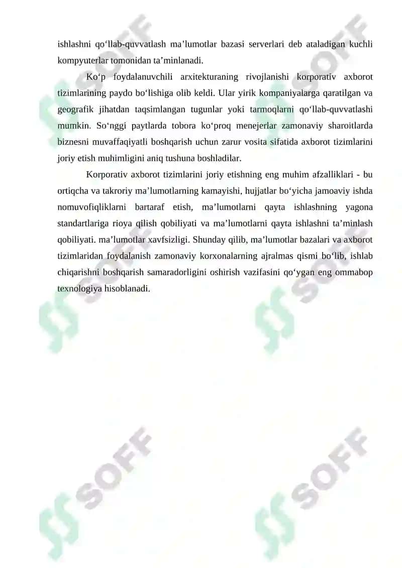 Ma’lumotlar bazasi va ularni tahlil qilish 6