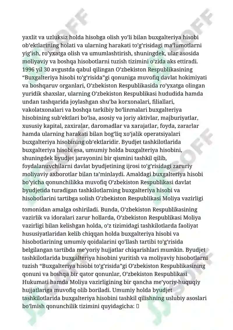 Byudjet tashkilotlarining byudjetdan tashqari mablagʻlar boʻyicha pul mablagʻlari harakati toʻgʻrisidagi hisobot 6