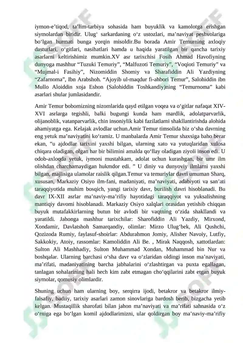 Qadimgi pandnomalarning ta’lim tarbiyaviy ahamiyati 6