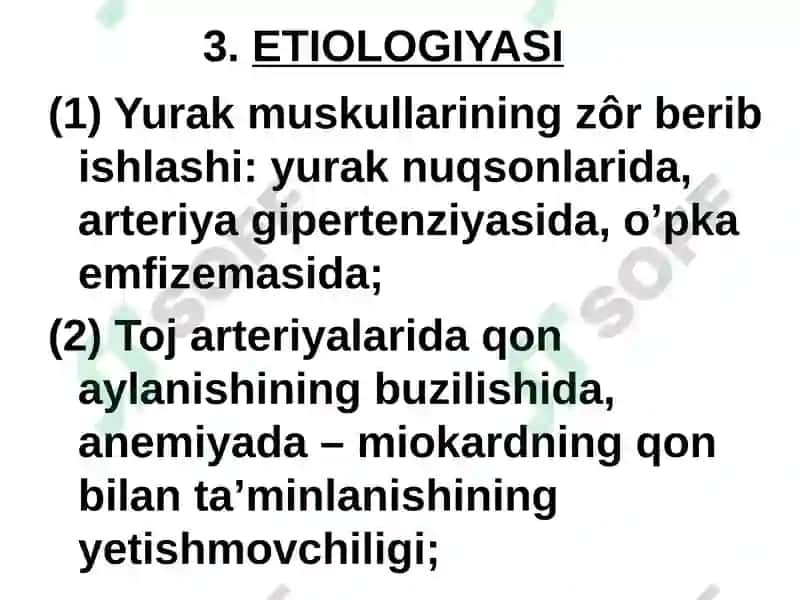 YURAK   YETISHMOVCHILIGI 6