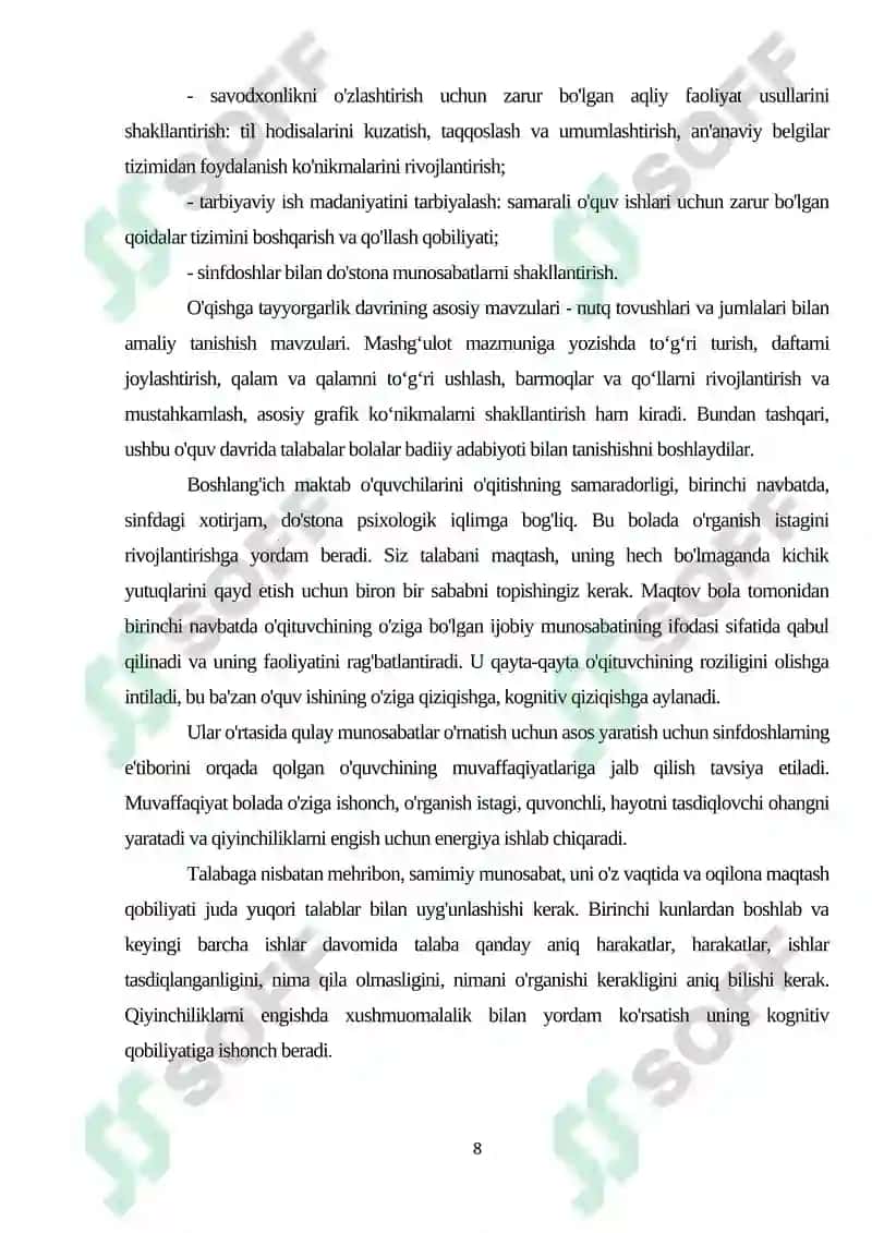 SAVOD O’RGATISH DAVRIDA GAP USTIDA ISHLASH 6