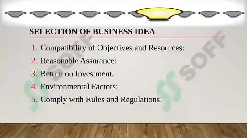 Formulation of Business Plans 6