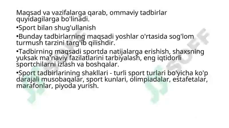 Milliy bayramlar va an’analar asosida ommaviy tadbirlar o’tkazish 6