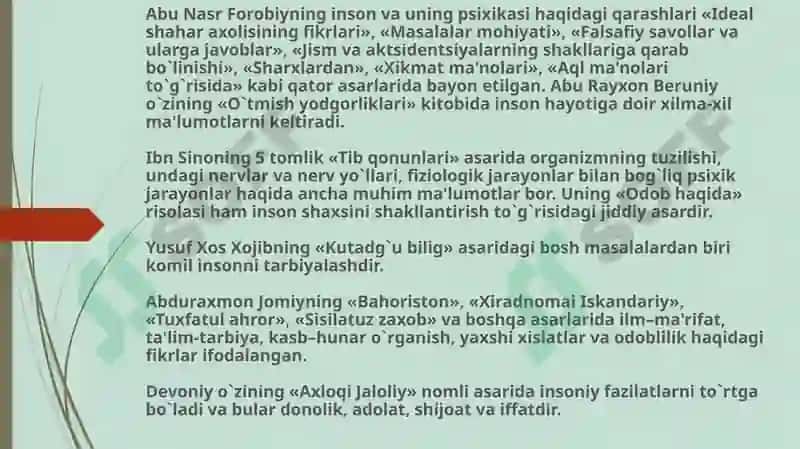 ONTOGENEZNING ILK BOSQICHLARIDA INSONNING PSIXIK RIVOJLANISHIGA XOS XUSUSIYATLAR. 6