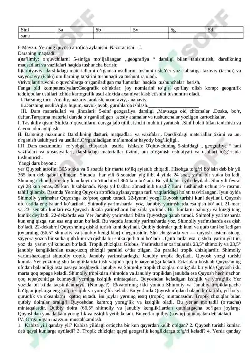5-sinf geografiya darsligi 6