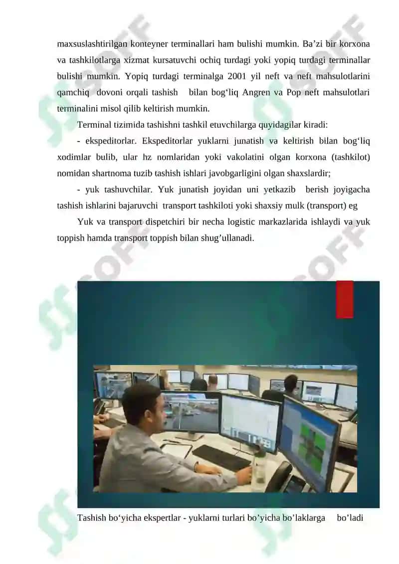 MАMLАKАT TRАNSPORT TIZIMI EKSPLUАTАSIYASINI TАKOMILLАSHTIRISH 6