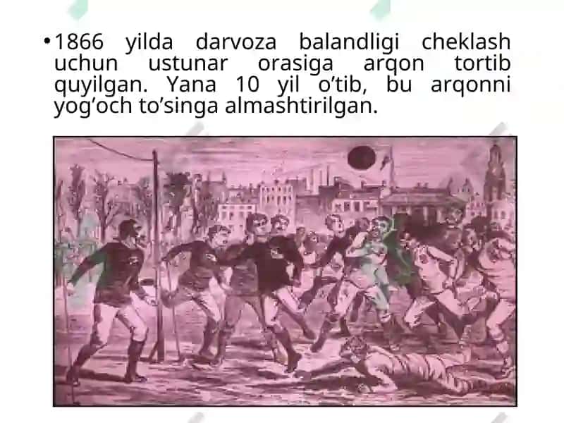 Futbol o‘yinining kelib chiqishi va rivojlanishi tarixi 6