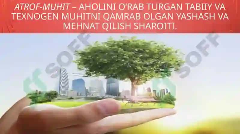 JAMIYAT VA TABIAT O‘RTASIDAGIMUNOSABATLAR 6