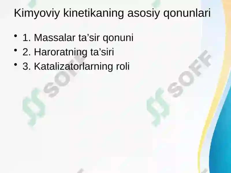 Kimyoviy kinetika asoslari 6