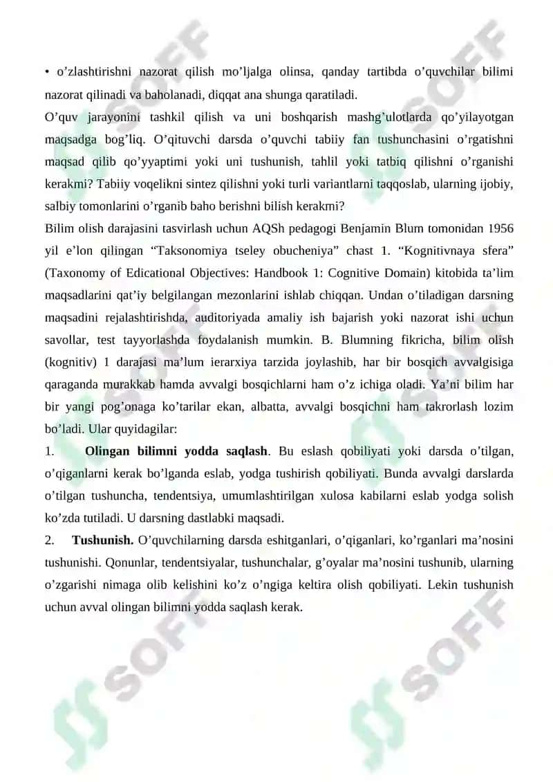 Tabbiy fanlarni o’qitishda loyiha faoloyatidan foydalanish 6