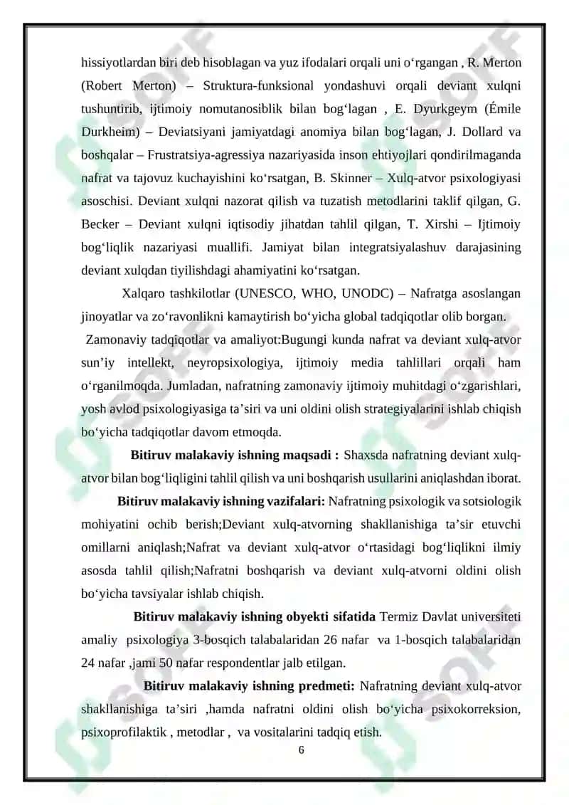NAFRAT SHAXSDA DEVIANT XULQ-ATVOR SIFATIDA 6