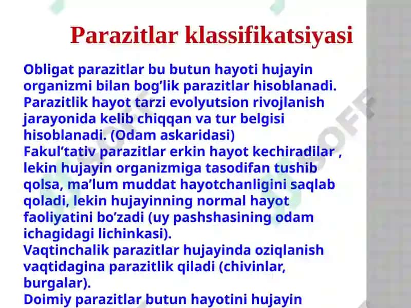 Tibbiyparazitologiya.Tibbiyprotozoologiya 6