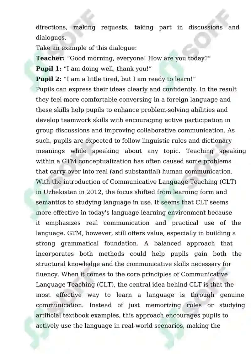 Theoretical Background of CLT and Speaking Skills 6