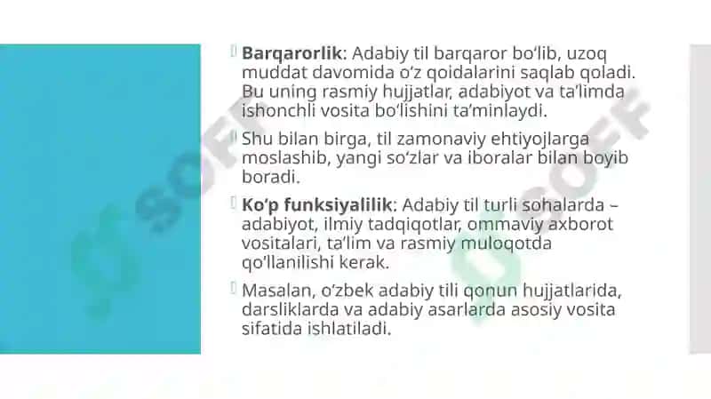 ADABIY TIL VA SHEVALAR 6