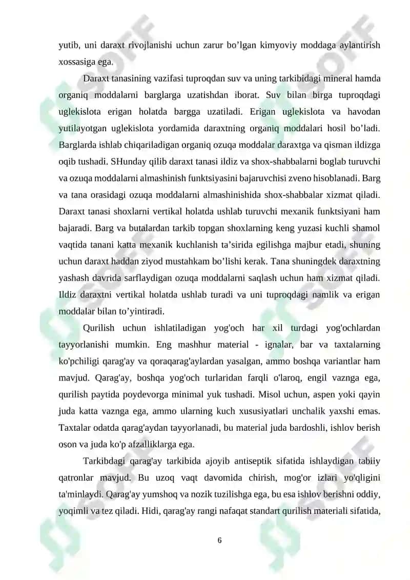 YOG`OCH XOMASHYODAGI NUQSONLARNI ANIQLASH VA ULARNI BARTARAF ETISHNI O`RGANISH 6