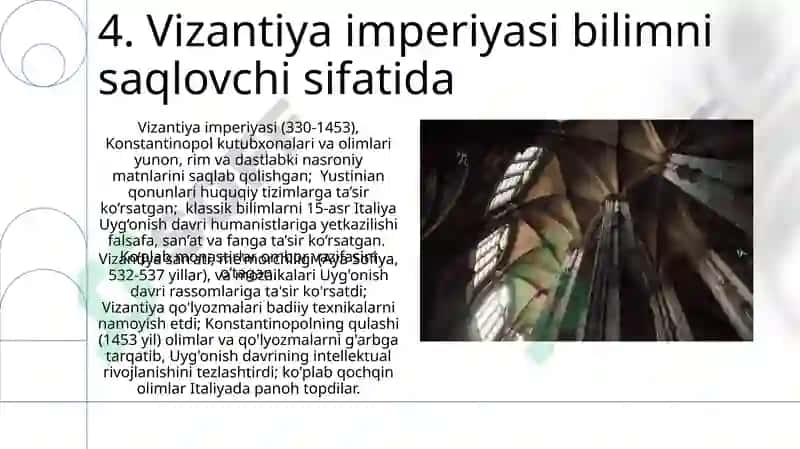 Islomning Oltin Asri va uning ta'siri 6