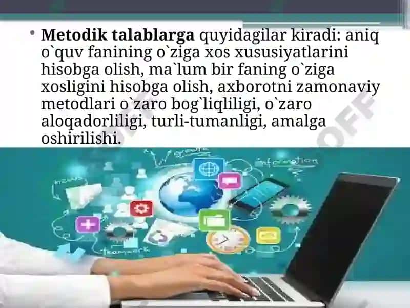 Dasturiy ta'lim va uni amalga oshirish usullari haqida tushuncha 6