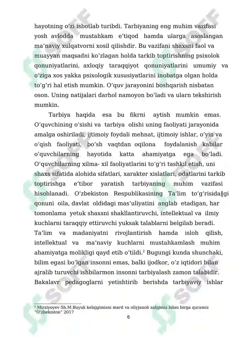 Tarbiyaviy ishlarniamalda tadbeh etishda pedagogik mahorat va uning asosiy tamoyillari 6