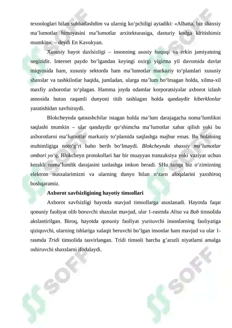 Kiber xavfsizlik va raqamli maʼlumotlarni himoya qilish usullari 6