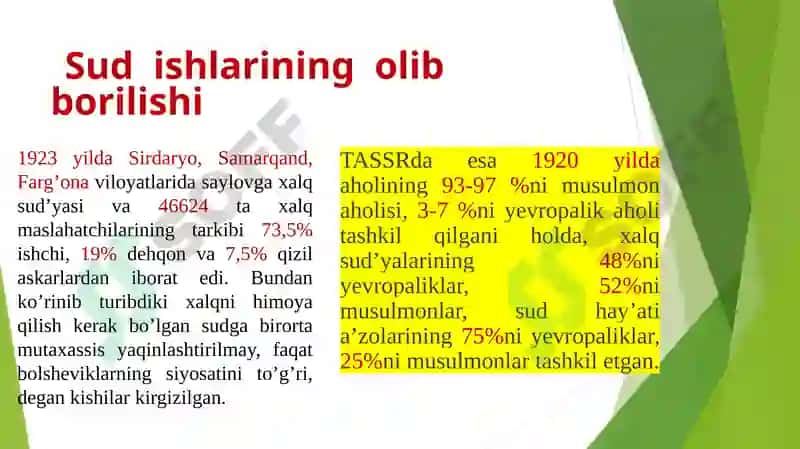 O’zbekistonning 1925-1941-yillardagi holatiga umumiy tasnif 6