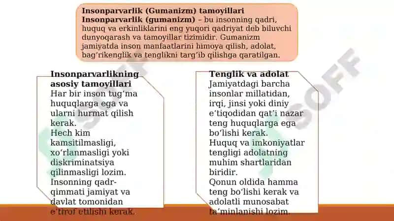 Huquqiy tarbiya tizimini insonparvarlik yo'nalishida takomillashtirish 6