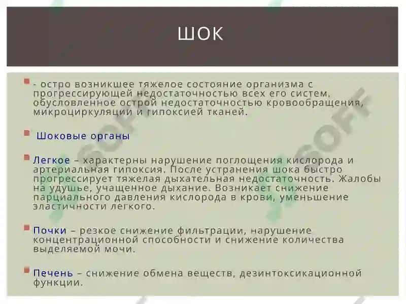Обморок. Коллапс. Шок 6