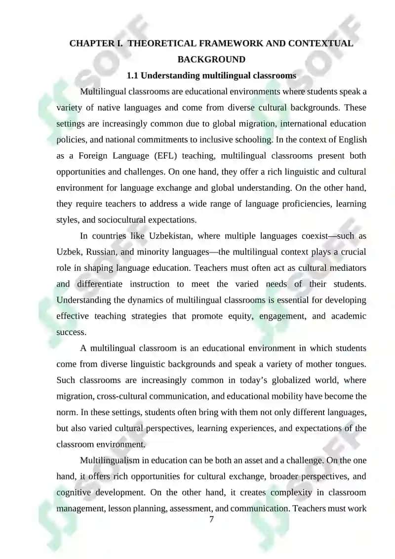 English as a Foreign Language (EFL) Teaching Challenges and Strategies 6