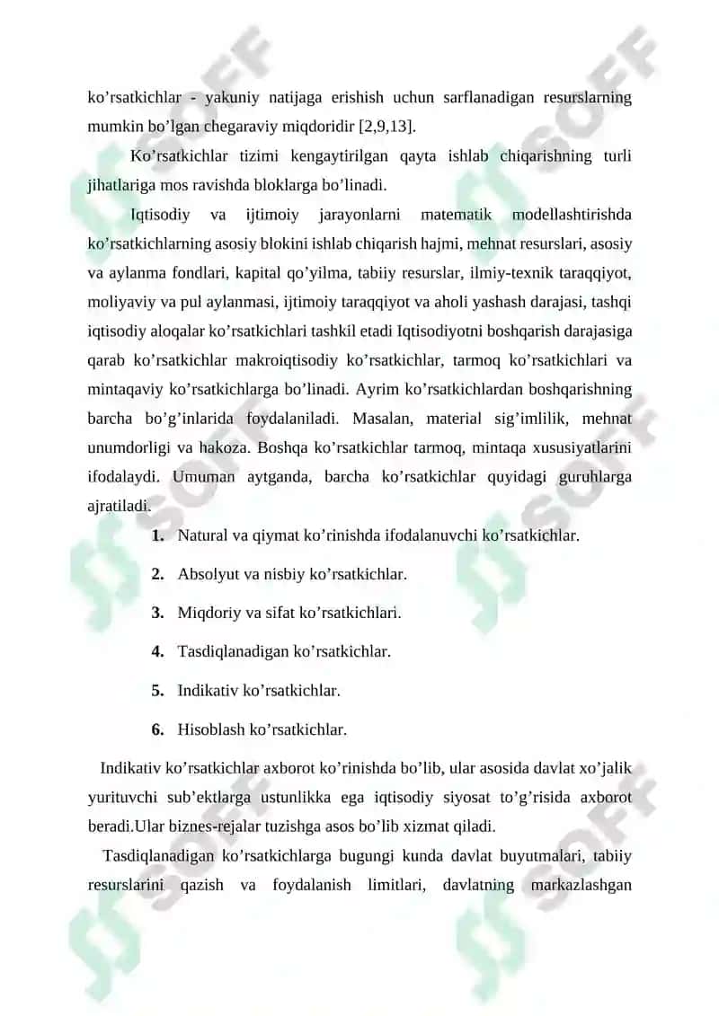 Iqtisodiy jarayonlarni ekonometrik tahlil etishda Excel elektron protsessoridan foydalanish 6