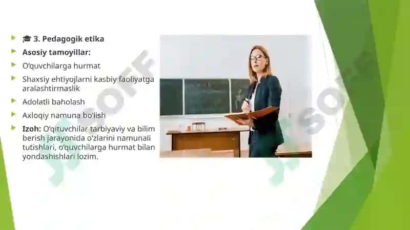 Kasbiy etikaning kategoriyalari 6