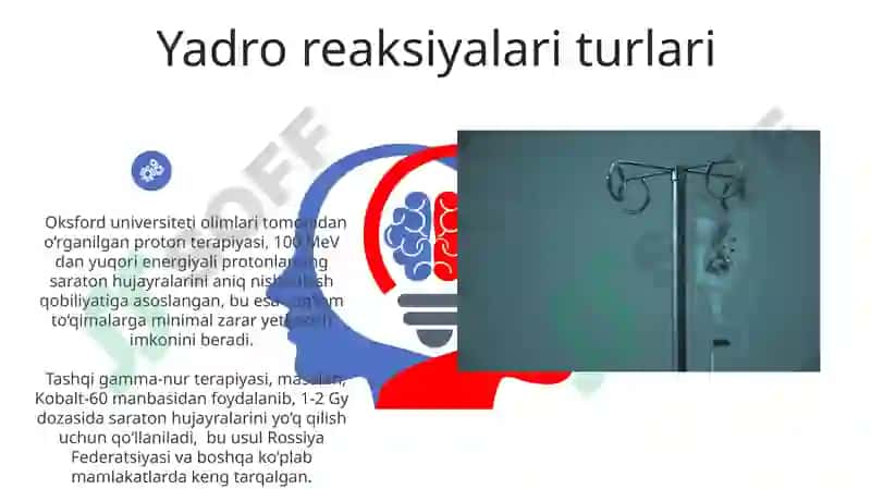 Yadro Kimyosi va uning tibbiyotdagi ahamiyati 6