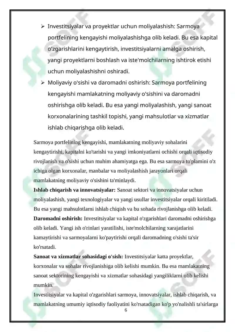 Iqtisodiy tahlilda omillar aloqadorligi va ularning turlari REFERAT ISHI 6