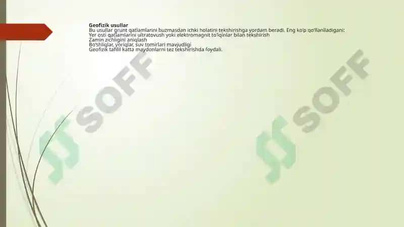 Aerodromlar gruntlarni tahlil qilish usullari 6