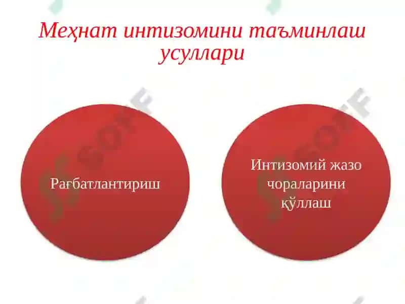 Меҳнат интизоми. Меҳнат шартномаси тарафларининг моддий жавобгарлиги 6