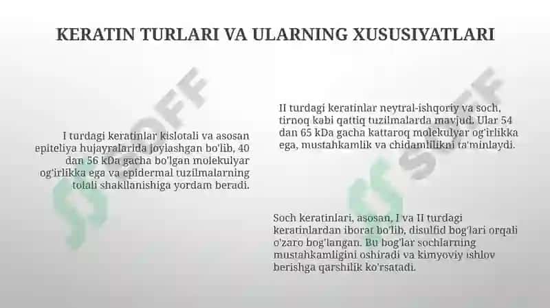 Keratinizatsiya jarayonlari haqida zamonaviy tasavvurlar 6
