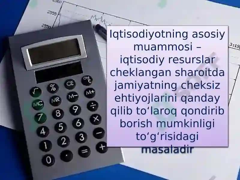 Iqtisodiyot nazariyasi faniga kirish 6