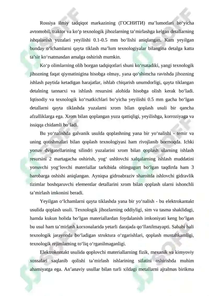 Detallarni ta’mirlashda qayta tiklash va mustahkamlash usullari 6
