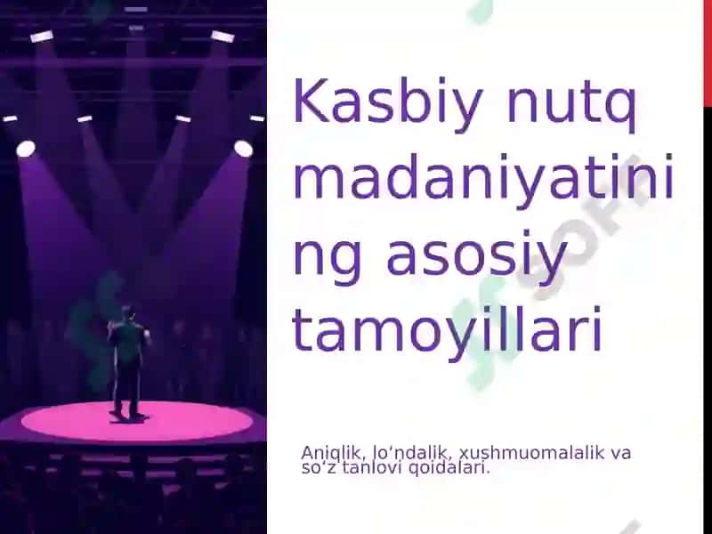 Kasbiy Nutq Madaniyati 6