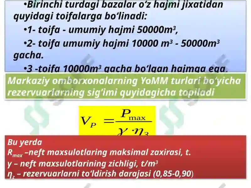 Mavzu 8: MASHINALARDAN FOYDALANISHDA MATERIAL TEXNIK TA'MINOT 6