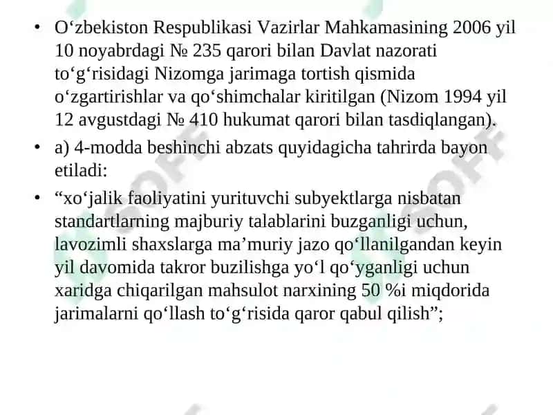 O‘zbekiston Respublikasi standartlashtirish davlat tizimi 6