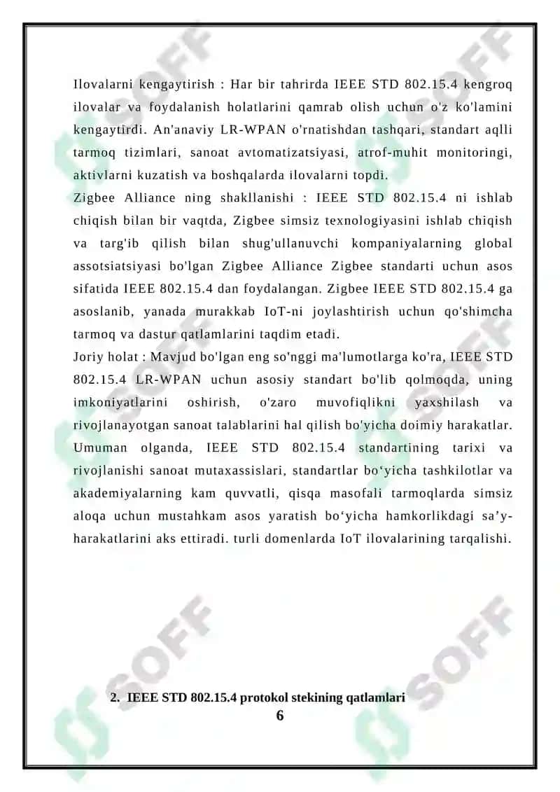 IEEE STD 802.15.4 STANDARTI 6