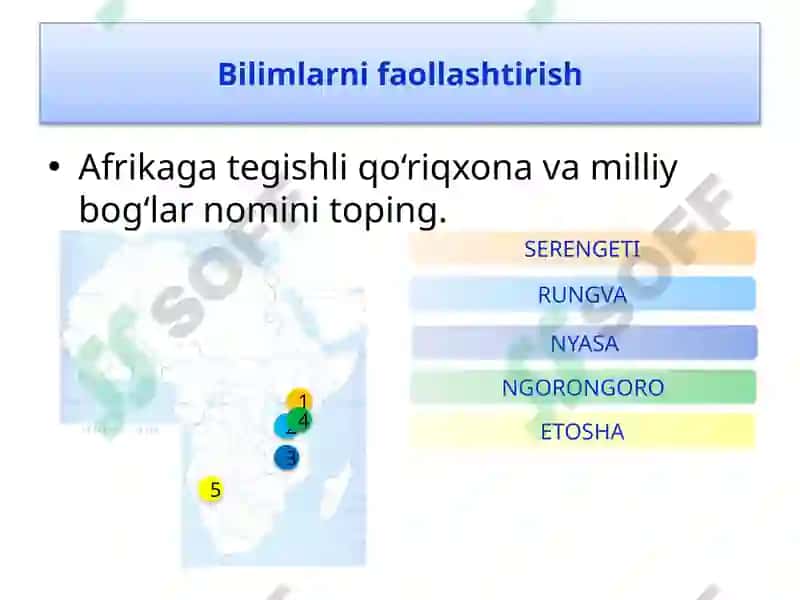 Afrikaning tabiiy geografik o‘lkalari 6