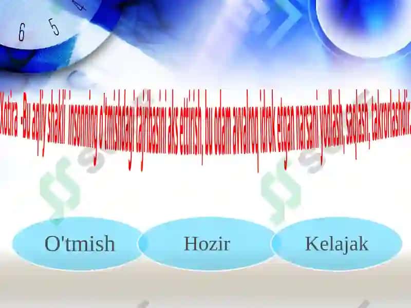 Xotira haqida umumiy tushuncha va uning tavsifi 6