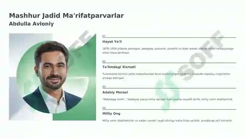 Jadid ma’rifatparvarlarining o‘lka ijtimoiy-ma’naviy hayotida tutgan o‘rni 6