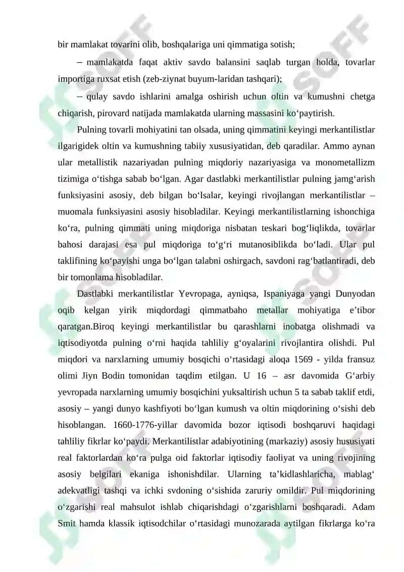 MERKANTILIZM IQTISODIY TA’LIMOTI 6